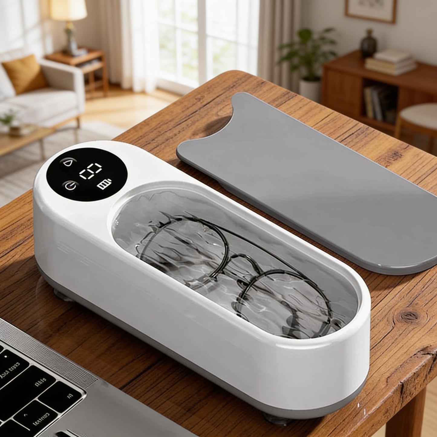 High-Frequency Glasses Cleaner - 1pc Wireless Multi-Purpose Cleaning Machine for Eyewear & Accessories
