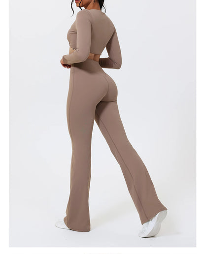 Flow Flare Camel Set – Pilates Edition
