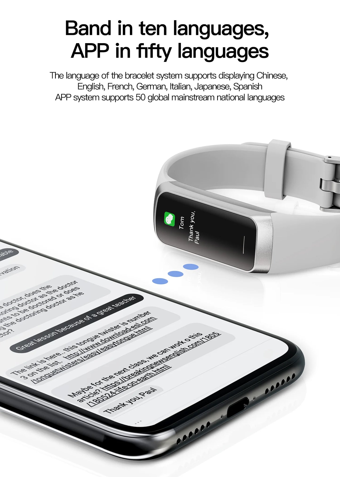 Vital Flow Smart Band – AMOLED Edition