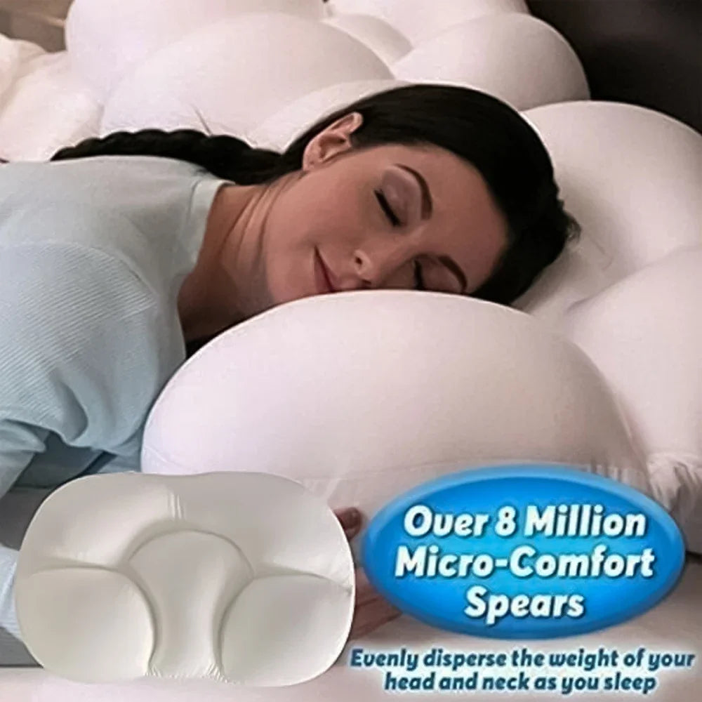 Sleep Pillows Egg Sleeper Memory Foam Soft Orthopedic Neck Pillow Almighty Microsphere Foam Soft Butterfly Shaped Foam Cushion