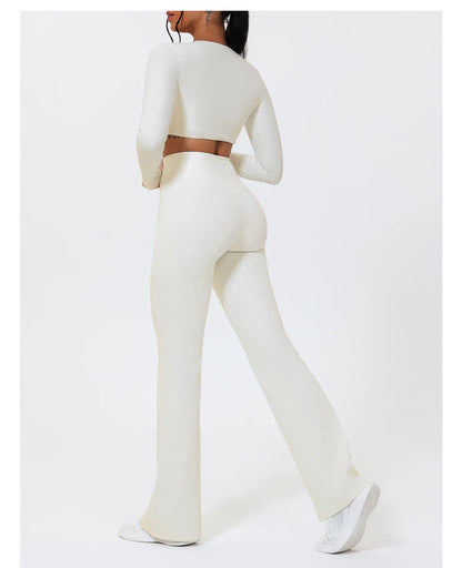 Flow Flare White Set – Pilates Edition