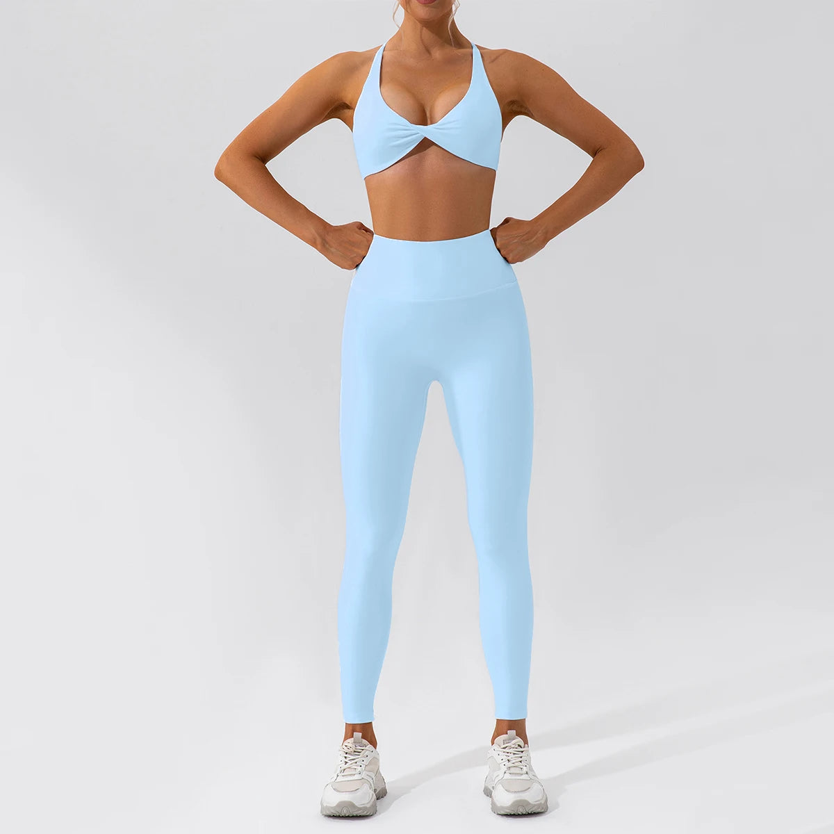 Sculpt Long Sleeve Blue Set