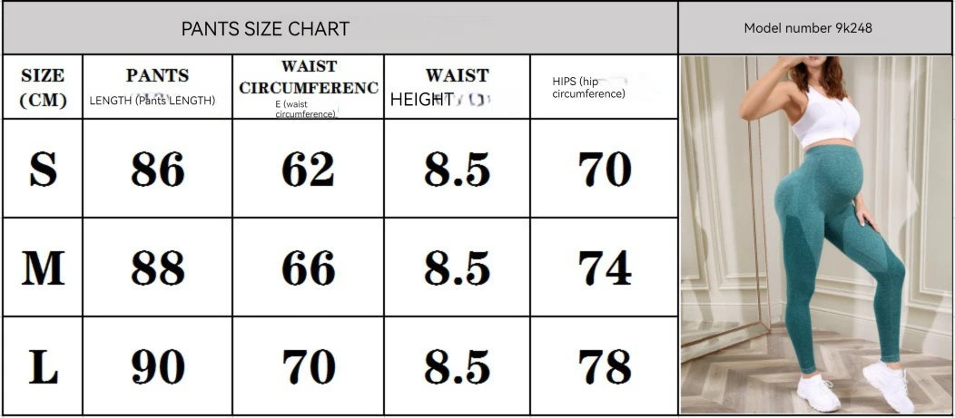 Pregnant women's yoga pants Cotton Maternity