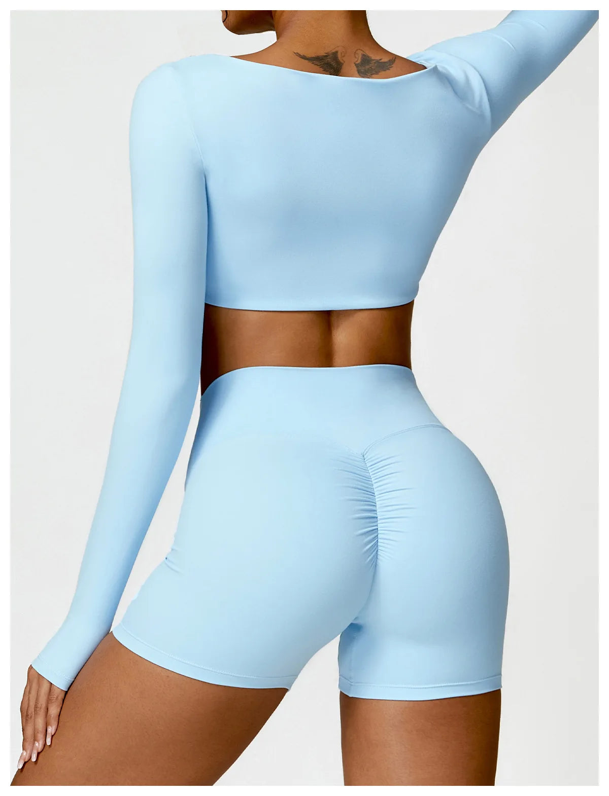 Sculpt Long Sleeve Blue Set