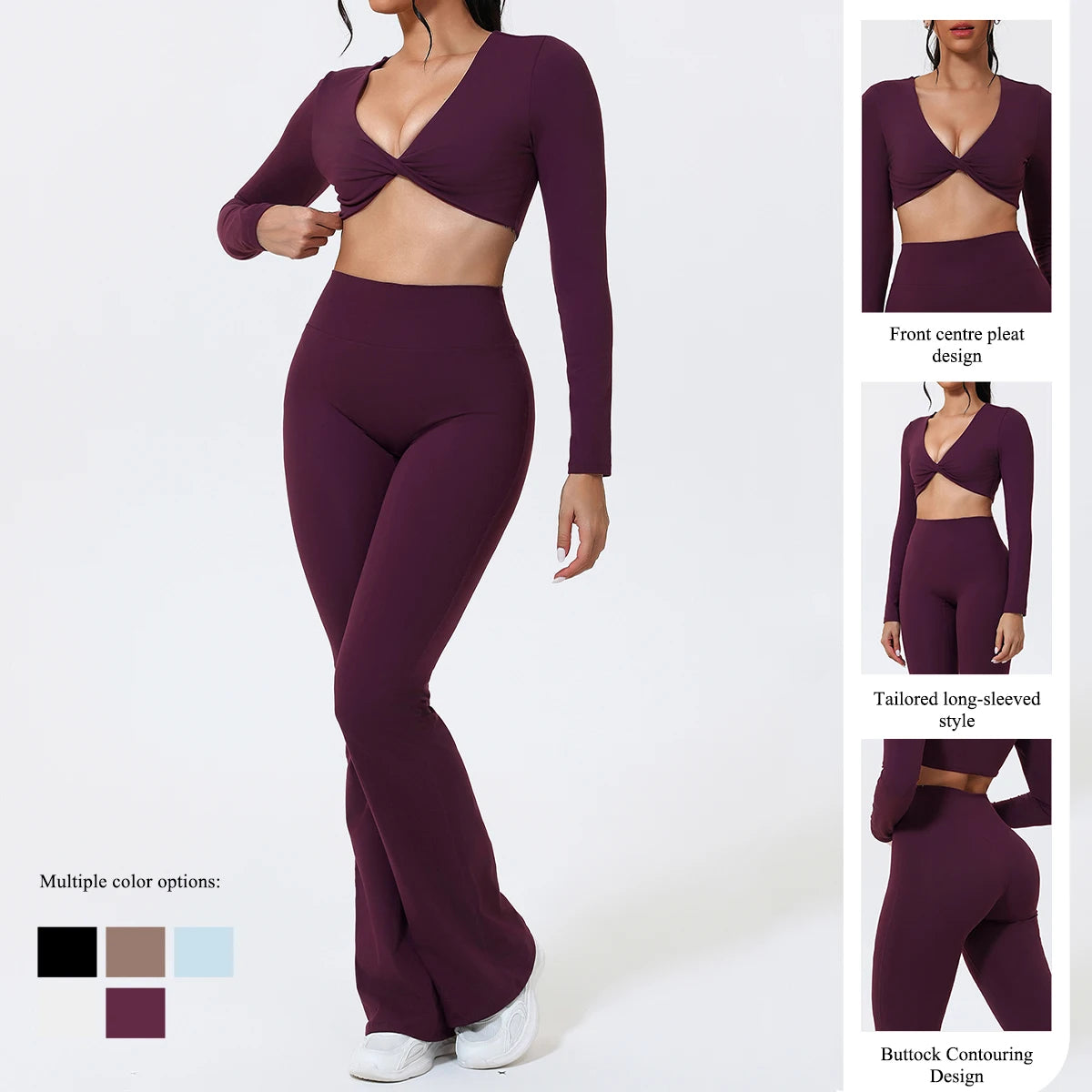 Flow Flare Purple Set – Pilates Edition