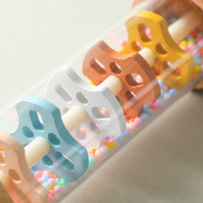 Montessori Baby Rain Stick Rainbow