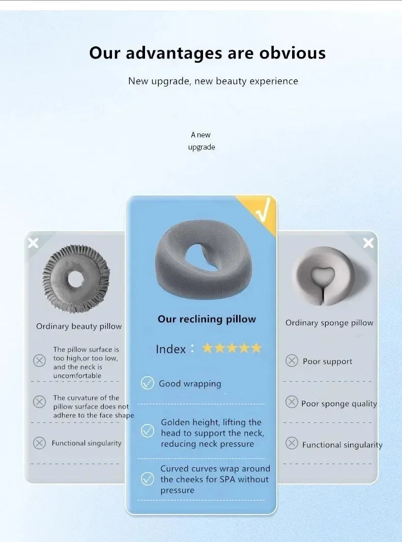 New Massage and Beauty Salon Massage Bed Special Sleep Pillow Comfortable Sleeping Face Pad Memory Cotton Bed Fit Wrap Pillow