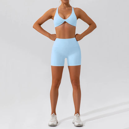 Sculpt Long Sleeve Blue Set