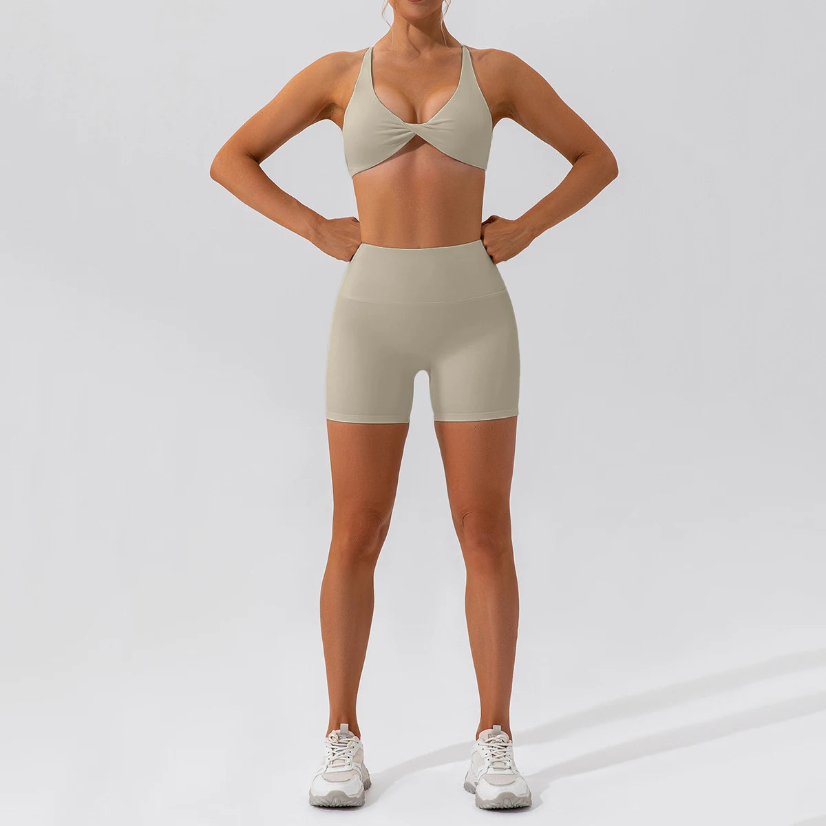 Sculpt Long Sleeve Brown Set