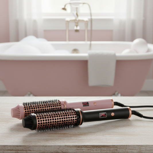 Curler Straightener Electric Hair Brushes Hot Comb Professional Curling Iron Heated Anti-Scald Thermal Brush