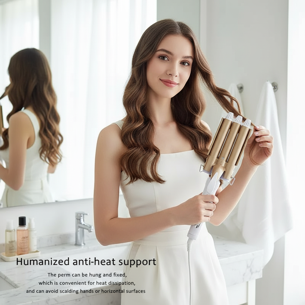 Professional Hair Tools Curling Iron Ceramic Triple