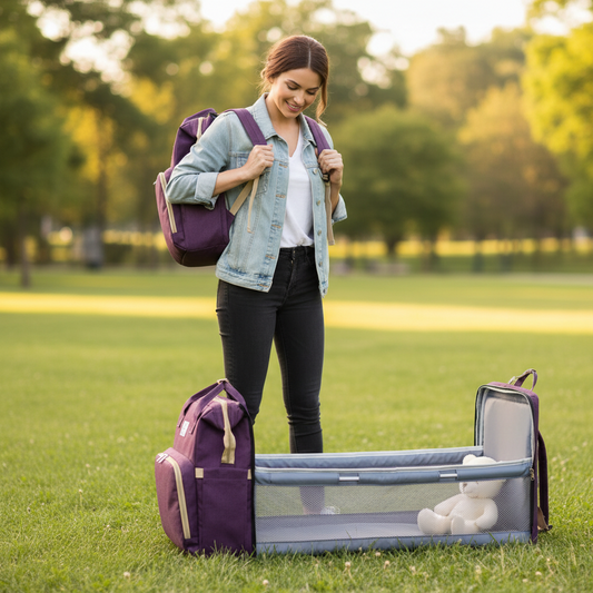 Folding Mommy Bag Lightweight Portable  Mummy Bag