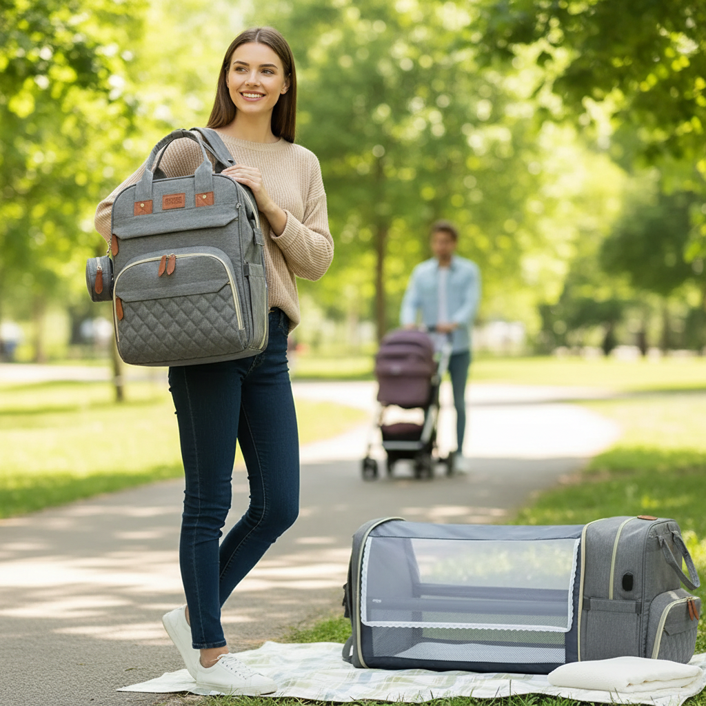 3 In 1 Diaper Bag
