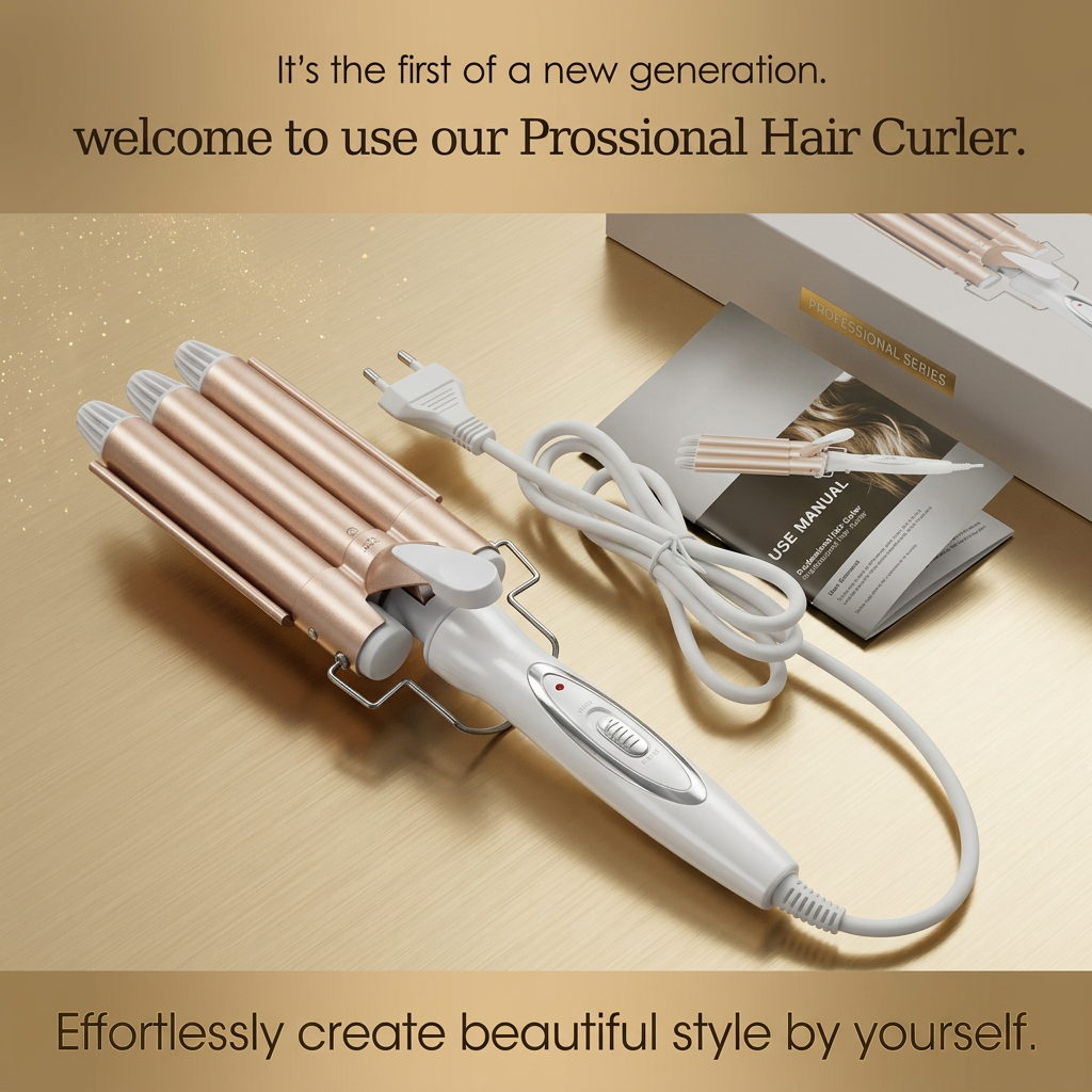 Professional Hair Tools Curling Iron Ceramic Triple